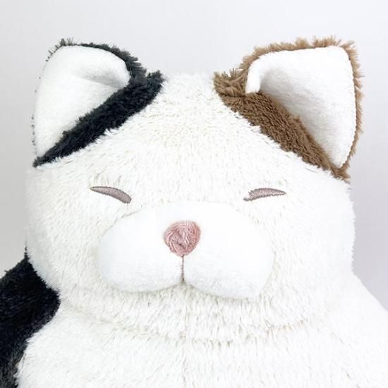 ねこ肯定感 みけねこのさんま BIGぬいぐるみ りぶはあと