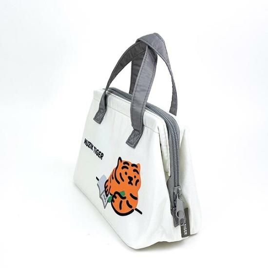 MUZIK TIGER* 保冷バッグ お弁当バック 韓国人気 スケーター ランチバッグ がま口型ランチバッグ MUZIKTIGER