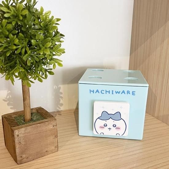 ちいかわ ハチワレ じょいんとぼっくす 水色 収納 デスク