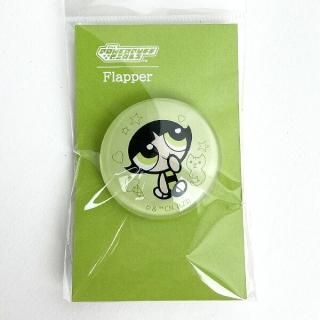 店内セール開催中!10％オフ対象商品! パワーパフガールズ バターカップ クリスタルマグネット (グリーン) 文具 日本製 FLAPPER