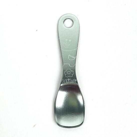 んぽちゃむ アイスクリームスプーン (シルバー) キッチン用品