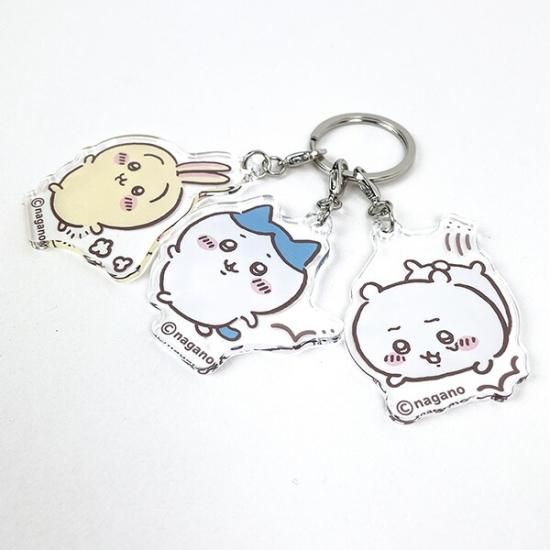 【新品】ちいかわグッズセット　キーホルダー15点 ちいかわ 東京みやげ 分けられる！3連アクリルチャーム（古本屋