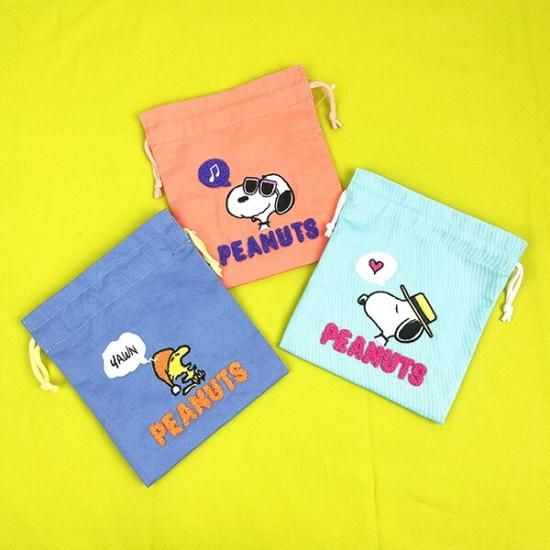 レトロ　スヌーピー☆ポーチ＆巾着　SNOOPYTOWN　未使用　レア！ 1237-s2331411.jpg