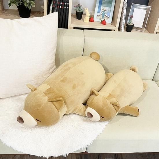 ねむねむアニマルズ プレミアム マロン 抱き枕 M ブラウン ギフト