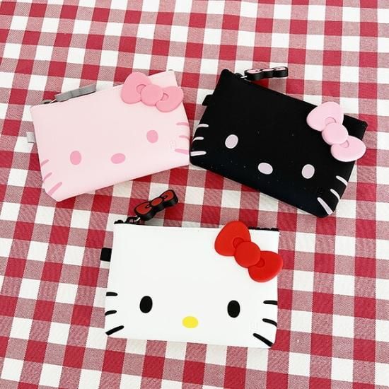 新品【BAGGU】サンリオ 3D ポーチ ジップ3枚セット キティ NEW! Baggu “HELLO KITTY & FRIENDS” 3D ZIP SET, Recycled