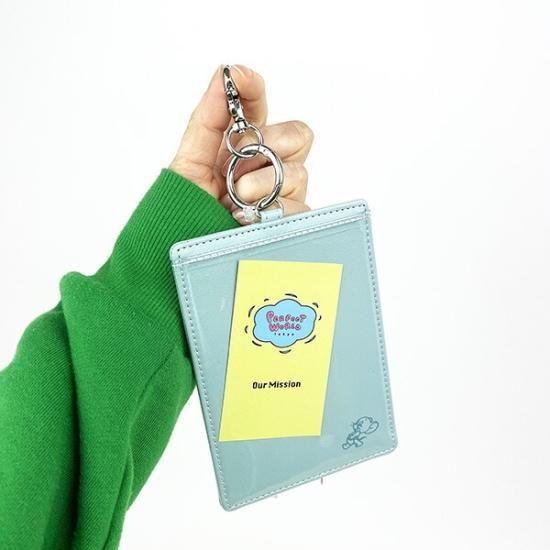 トムとジェリー タフィー 推し活フォトケース ブルー カードケース