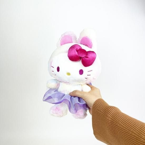 サンリオ ハローキティ グラデバニー ぬいぐるみ S レインボー