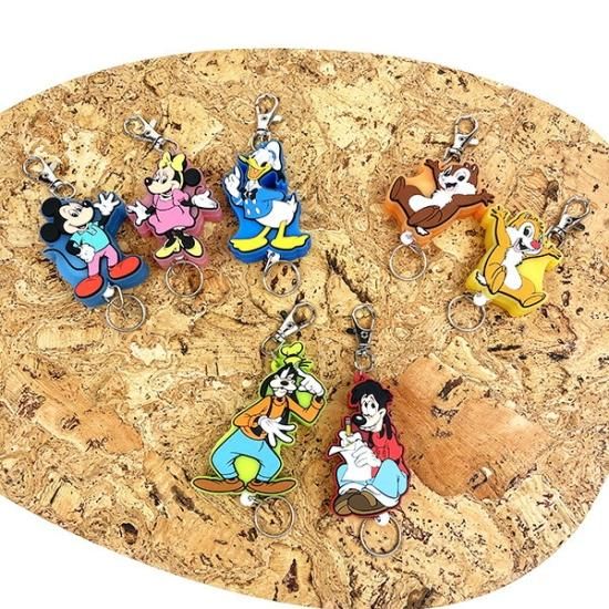 ディズニー ミッキーマウス ラバーリールキーホルダー Disney ディズニー ミッキーマウス ラバーリールキーホルダー Disney