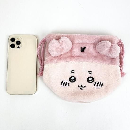 ちいかわ フェイス巾着（古本屋） | ちいかわマーケット 公式