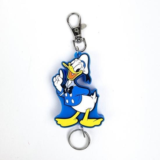 ディズニー ドナルドダック ラバーリールキーホルダー Disney ディズニー ドナルドダック ラバーリールキーホルダー Disney