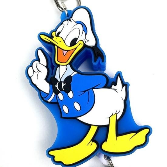 ディズニー ドナルドダック ラバーリールキーホルダー Disney ディズニー ドナルドダック ラバーリールキーホルダー Disney