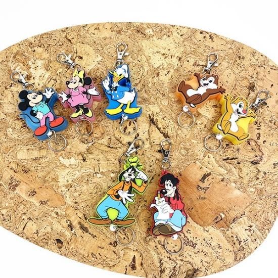 ディズニー ドナルドダック ラバーリールキーホルダー Disney ディズニー ドナルドダック ラバーリールキーホルダー Disney