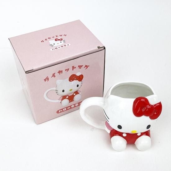 サンリオ ハローキティ ダイカットマグ コップ キッチン Sanrio サンリオ ハローキティ ダイカットマグ コップ キッチン Sanrio