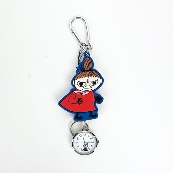 ムーミン MOOMIN キーチェーン ラバーリールウォッチ リトルミイ