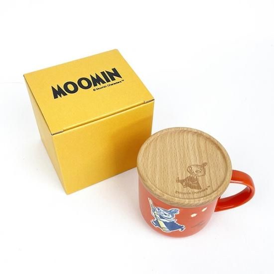 cootie マグカップ&コースター ムーミン 木製コースター付マグ（リトルミイ） キッチン コップ