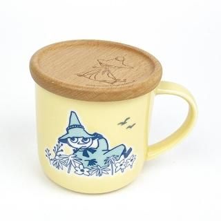 店内セール開催中!10％オフ対象商品! ムーミン  木製コースター付マグ（スナフキン） キッチン コップ ギフト 贈り物