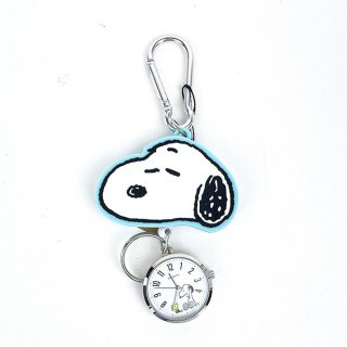 <img class='new_mark_img1' src='https://img.shop-pro.jp/img/new/icons15.gif' style='border:none;display:inline;margin:0px;padding:0px;width:auto;' />スヌーピー SNOOPY キーチェーン ラバーリールウォッチ 時計 キーホルダー ブルー