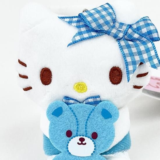 サンリオ ハローキティ 推し色マスコット ブルー 青 サンリオ ハローキティ 推し色マスコット ブルー 青