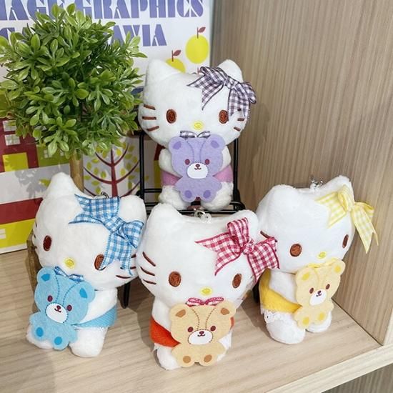サンリオ ハローキティ 推し色マスコット ブルー 青 サンリオ ハローキティ 推し色マスコット ブルー 青