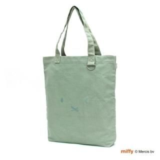 店内セール開催中!10％オフ対象商品! ミッフィー miffy 刺繍トートバッグ (グリーン) 推し活 オタ活