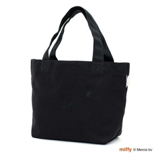 ミッフィー miffy 刺繍ミニトートバッグ (ブラック) 推し活 オタ活 ミッフィー miffy 刺繍ミニトートバッグ (ブラック) 推し活 オタ活