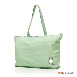<img class='new_mark_img1' src='https://img.shop-pro.jp/img/new/icons15.gif' style='border:none;display:inline;margin:0px;padding:0px;width:auto;' />ミッフィー miffy 折りたたみトートバッグ ミントフェイス バッグ