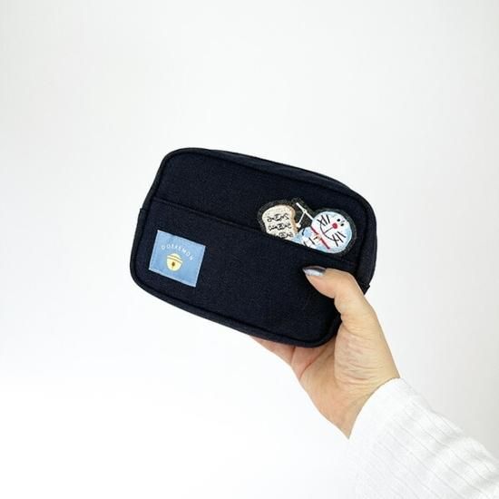 Doraemon pouches/ mini totes.