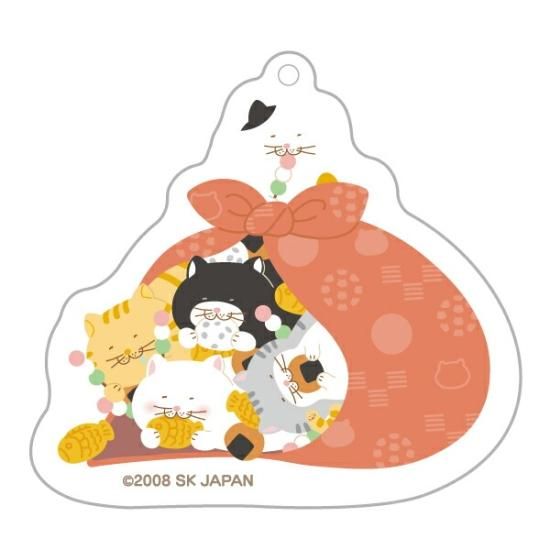 でぶねこのアクリルキーホルダー