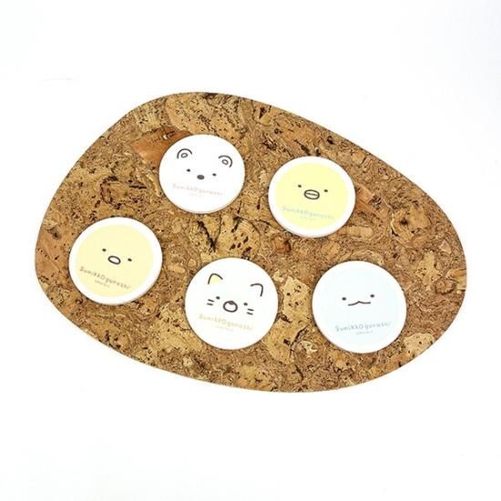 すみっコぐらし とかげ 陶製吸水コースター キッチン