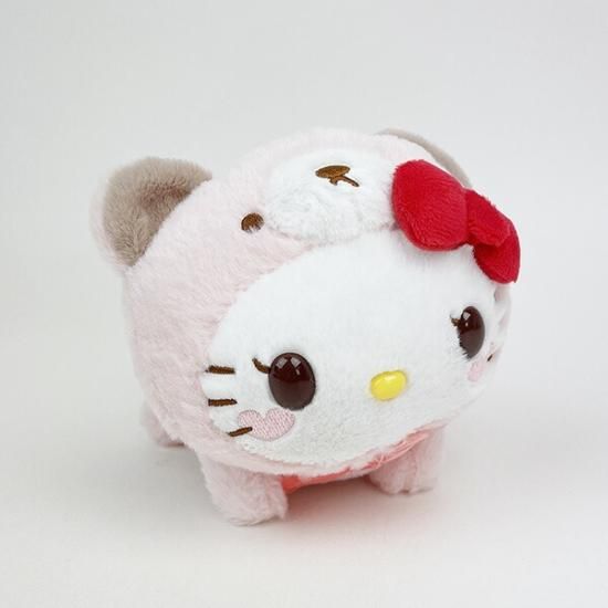 サンリオ ハローキティ なかよちおむちゅ くま ぬいぐるみ S サンリオ ハローキティ なかよちおむちゅ くま ぬいぐるみ S
