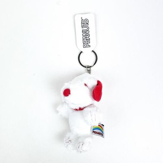 スヌーピー レインボーカラーマスコット レッド ぬいぐるみ