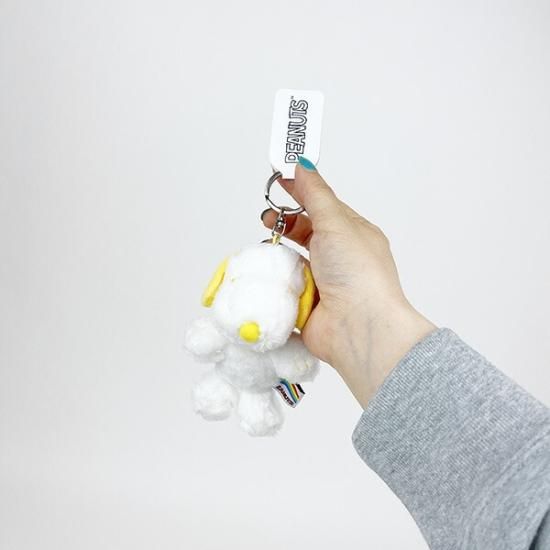 スヌーピー レインボーカラーマスコット イエロー ぬいぐるみ スヌーピー レインボーカラーマスコット イエロー ぬいぐるみ