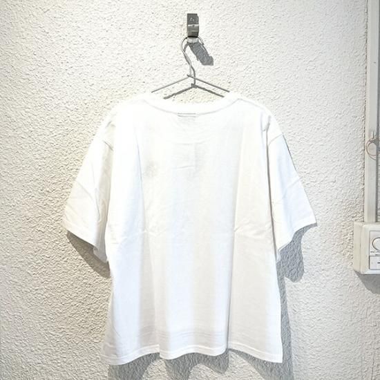 ムーミン リトルミイ 刺繍ビッグTシャツ ホワイト ケサカック