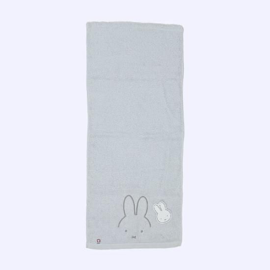 ミッフィー miffy watairo あまわたフェイスタオル ライトグレー