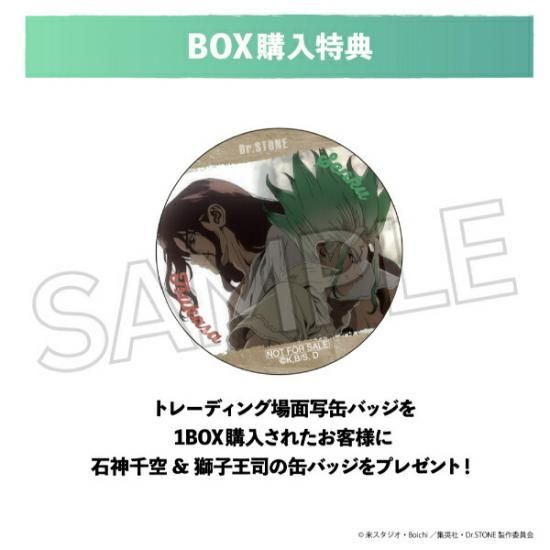 Dr.STONE(ドクターストーン) トレーディング場面写缶バッジBOX