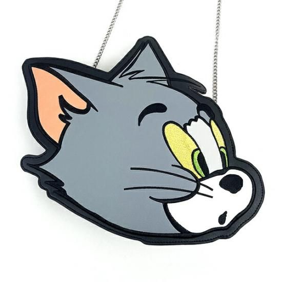 Tom & Jerry face die-cut shoulder bag