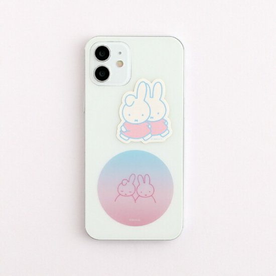 ミッフィー ステッカーセット（miffy&dan） 文具 日本製 ブルー/ピンク