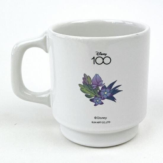 ディズニープリンセスのディズニー100周年限定マグカップ