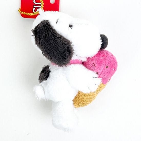 スヌーピー マスコット アイス ぬいぐるみ ボールチェーン