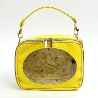 店内セール開催中!10％オフ対象商品! サンリオ ポムポムプリン プリンイエロー 2wayポーチ 小物入れ 推し活