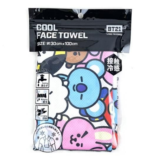 BT21 ゲットトゥゲザー 冷感タオル タオル スポーツ 熱中症対策
