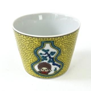 店内セール開催中!10％オフ対象商品! モンチッチ 九谷焼 そばちょこ 古九谷青手瓢箪 食器 和食器 キッチン グリーン