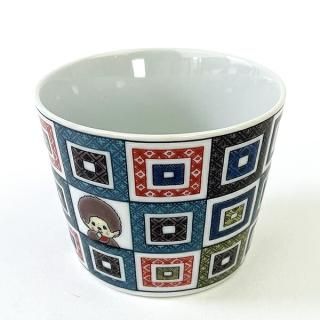 店内セール開催中!10％オフ対象商品! モンチッチ 九谷焼 そばちょこ 古九谷色絵石畳文 食器 和食器 キッチン ブルー