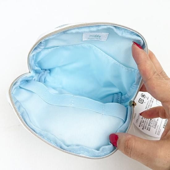 ミッフィー　ポーチタイプぬいぐるみ 白/青 ミッフィー ポーチタイプぬいぐるみ 白/青 ミッフィー ポーチ