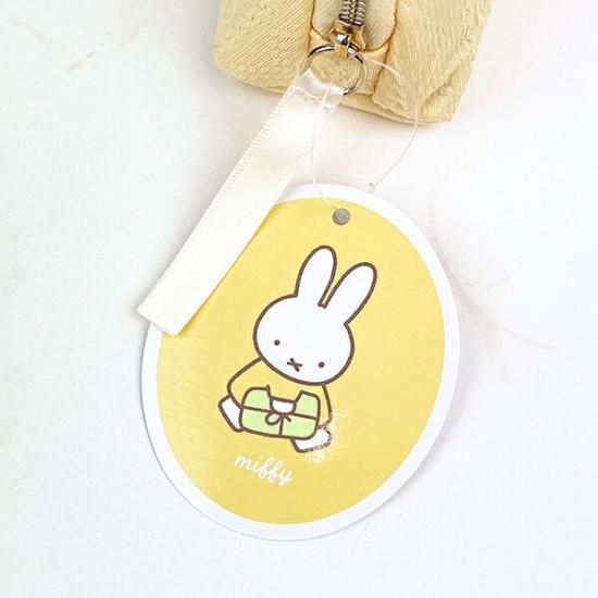 ミッフィー miffy ポーチ(イエロー) 小物入れ スプリングニット