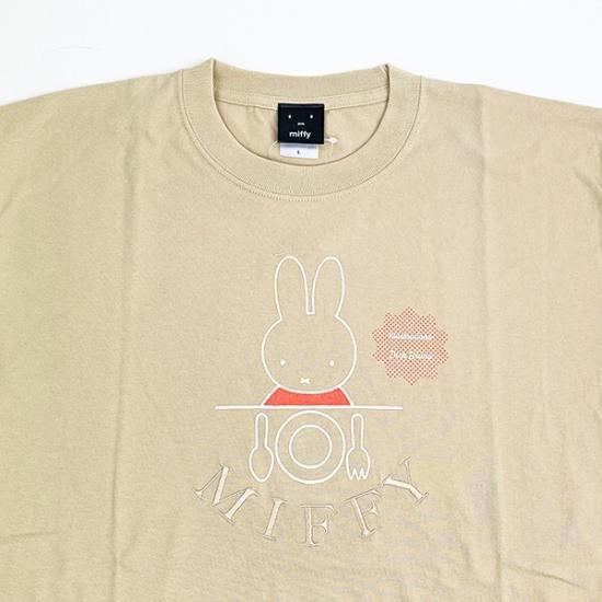 ミッフィー miffy Tシャツ Lサイズ ごはん(BG) アパレル