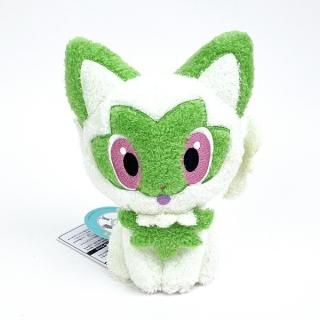 店内セール開催中!10％オフ対象商品! ポケットモンスター ポケモン ニャオハ もこもこぷち ぬいぐるみ インテリア グリーン