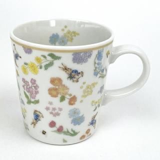 店内セール開催中!10％オフ対象商品! ピーターラビット マグ(フラワー) コップ キッチン 340ml 日本製
