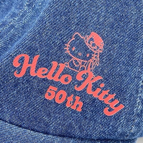 サンリオ ハローキティ 50thデニムキャップ 帽子