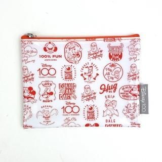 会員様限定50％OFF対象商品！ ディズニー HAPPYFACE PVCポーチ オレンジ Disney 小物入れ